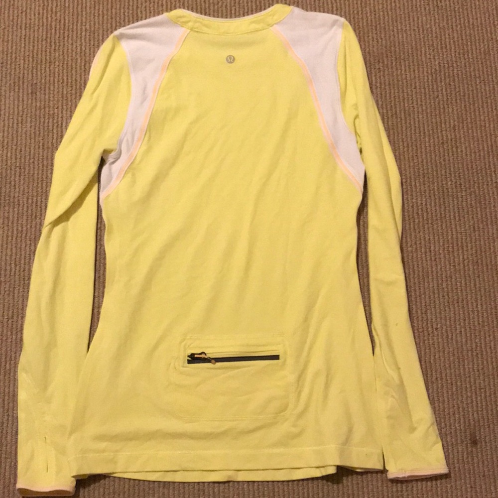 Lulu lemon yellow long sleeve